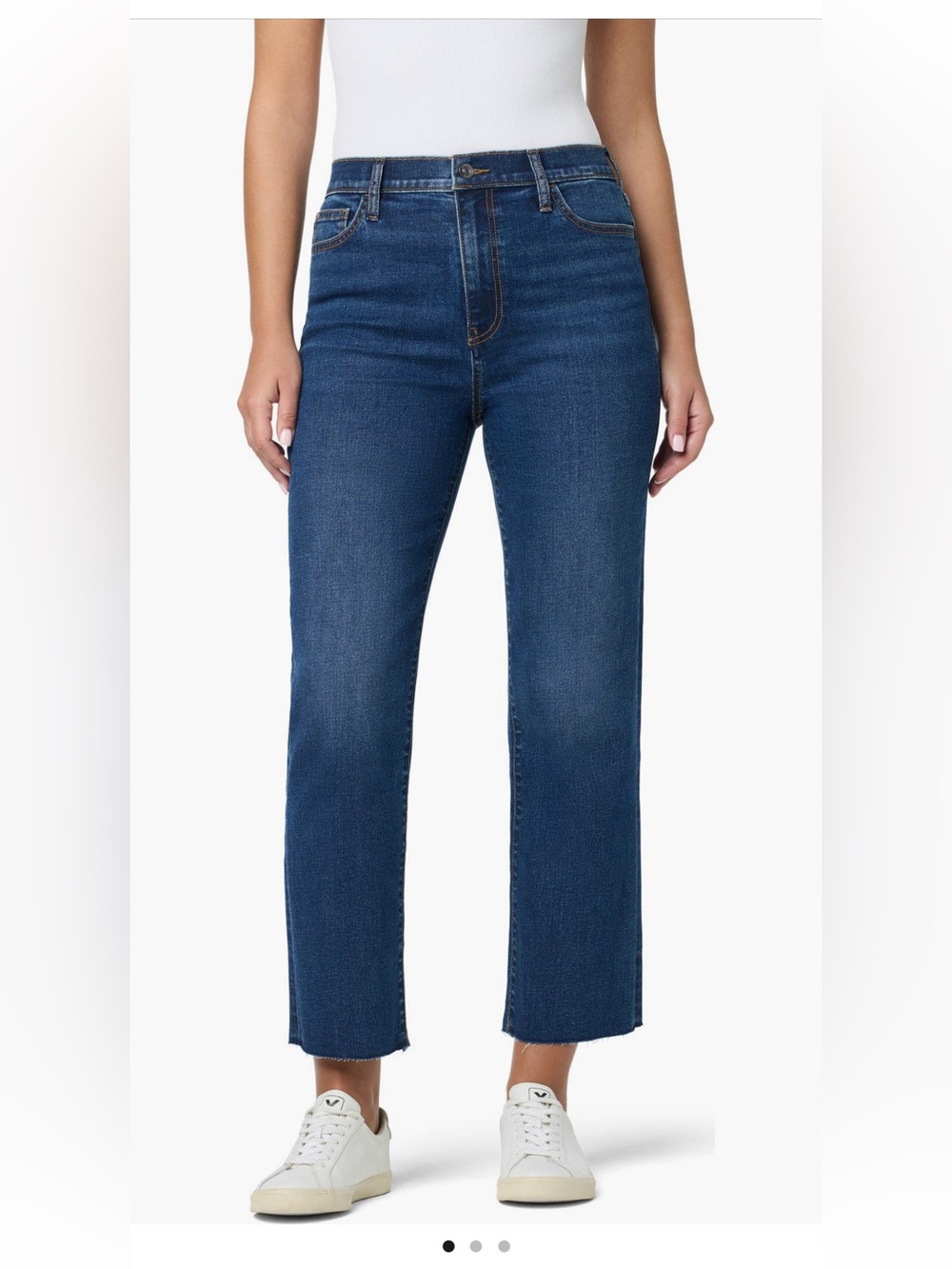Hudson Jeans Noa Raw Hem High Waist Ankle Straight Leg Jeans women’s 28 NWT